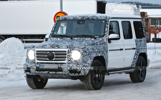 Mercedes-Benz G-Class bản nâng cấp lộ diện khi đang chạy thử, hé lộ một số điểm mới
