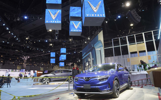 Chùm ảnh: “Dàn xe” điện VinFast sẵn sàng “chào” Los Angeles Auto Show 2022