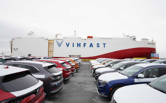 Lô hàng VinFast xuất khẩu đầu tiên đi Mỹ: chỉ là một phần nhỏ so với lượng đơn đặt hàng