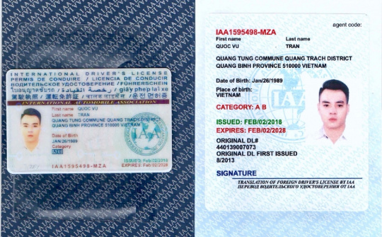 Quy định về thủ tục cấp bằng lái xe quốc tế?