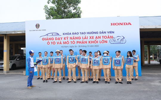 HVN triển khai thành công khóa đào tạo lái xe an toàn cho Hướng dẫn viên Cục CSGT