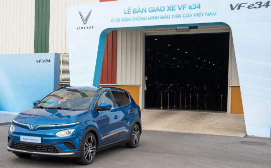 Fadil và VF e34 đứng top tháng 4 của VinFast