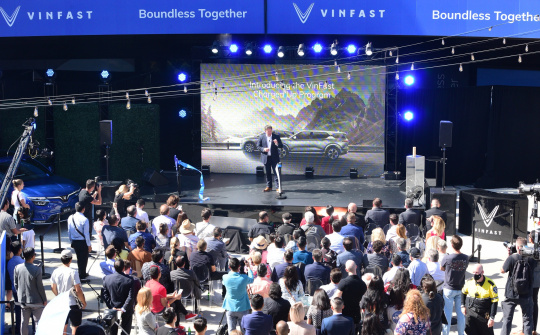 VinFast đồng loạt khai trương 6 trung tâm bán hàng tại Mỹ