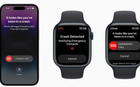 IPhone 14 và Apple Watch mới có thêm tính năng phát hiện tai nạn ô tô và gọi cứu hộ