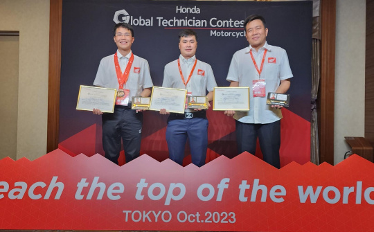 Honda Việt Nam giành giải cao tại Hội thi Kỹ thuật viên xe máy thế giới 2023
