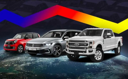 Những dòng xe được yêu thích tại các quốc gia trên thế giới