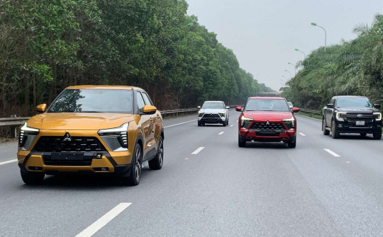 “Bắt gặp” Mitsubishi Xforce chạy trên đường ở Việt Nam