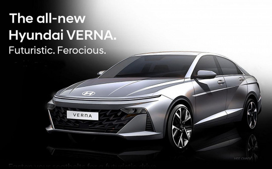 Hyundai Accent 2023 lộ diện, cảm hứng thiết kế từ Elantra và Stargazer