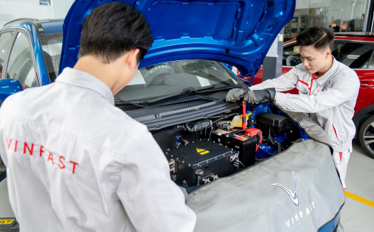 “Xưởng dịch vụ không ngày nghỉ” của VinFast sẵn sàng phục vụ khách hàng