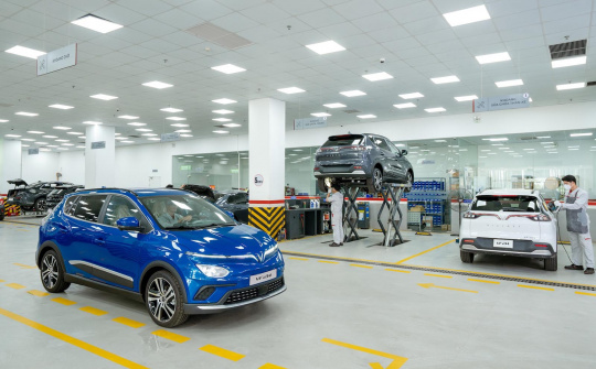 VinFast nâng khả năng di chuyển cho VF e34 lên 318km/ 1 lần sạc