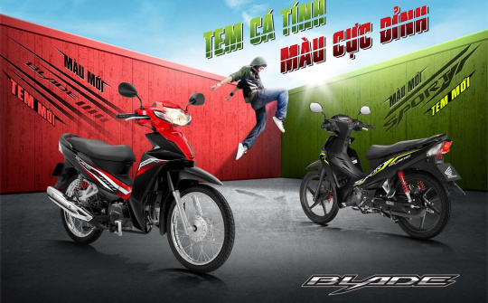 Honda ra mắt phiên bản 2023 của mẫu xe số Blade