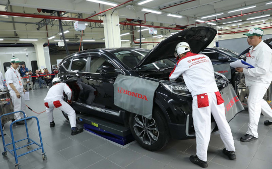 Honda Việt Nam tuyển chọn Kỹ thuật viên đi thi quốc tế