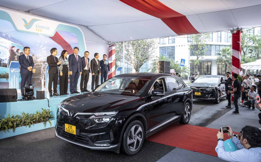 Taxi Xanh SM chính thức đi vào hoạt động tại Hà Nội