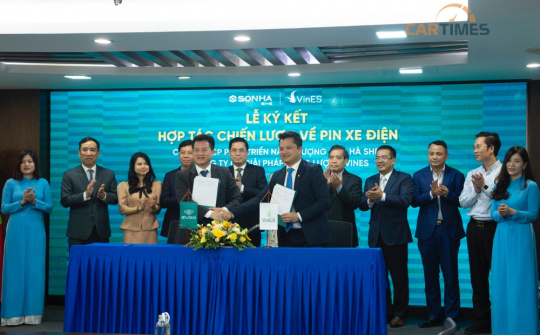 VinES chia sẻ pin xe điện cùng Tập đoàn Sơn Hà
