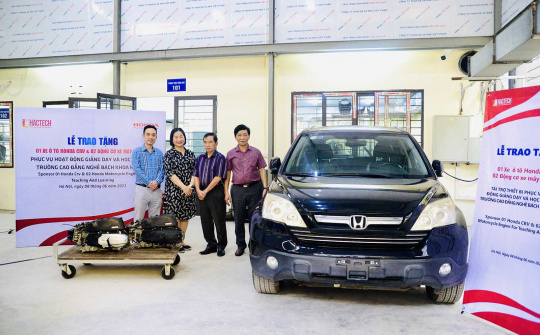 Honda Việt Nam tặng xe cho các trường dạy nghề
