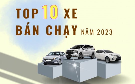 10 mẫu xe bán chạy nhất Việt Nam năm 2023