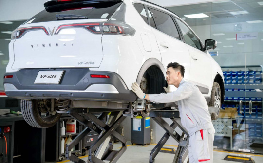 VinFast mở rộng mạng lưới và nâng cao chất lượng xưởng dịch vụ