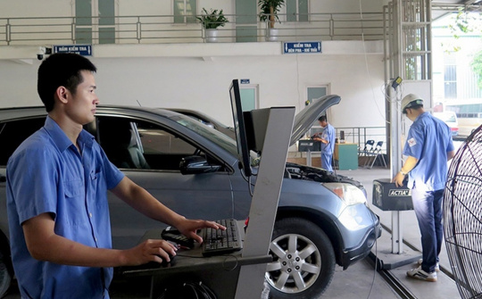 Ba màu tem kiểm định xe áp dụng từ ngày 1/1/0225