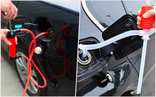 Cách rút xăng xe máy, ô tô đơn giản và an toàn