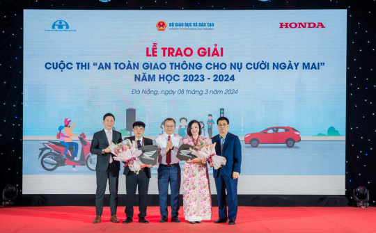 Honda Việt Nam vinh danh những gương mặt xuất sắc trong Cuộc thi “ATGT cho nụ cười ngày mai”