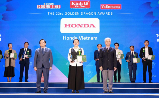 Honda Việt Nam nhận giải thưởng Rồng Vàng năm 2024