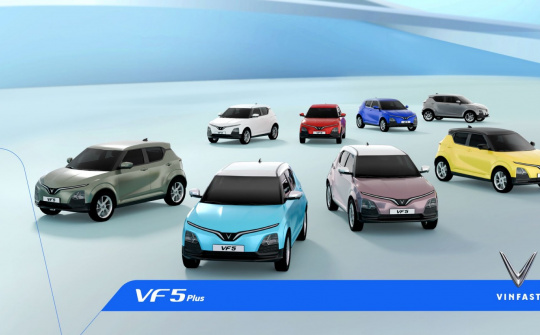 VF 5 Plus thêm 4 màu mới lạ mắt