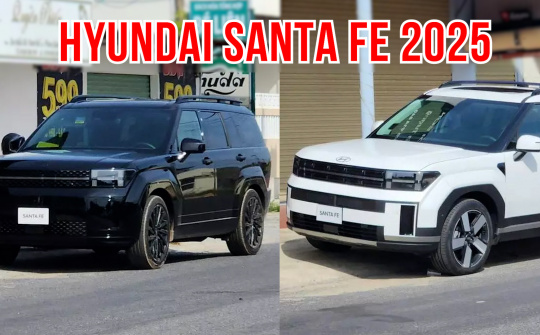 Hyundai Santa Fe 2025 đã lăn bánh ở Việt Nam: Giá dự kiến từ 1,189 tỷ đồng