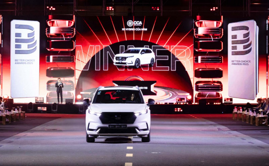 Honda Việt Nam giành “cú đúp” giải thưởng tại Better Choice Awards 2025
