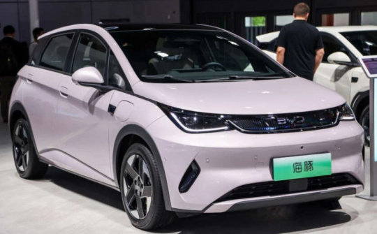 BYD Dolphin 2025 mới có phạm vị hoạt động lên tới 520 km