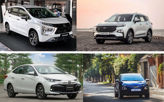 Những mẫu xe bán chạy nhất các phân khúc tại Việt Nam tháng 5/2025