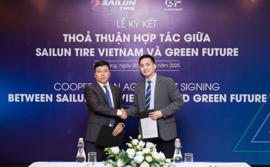 Hãng lốp Sailun Việt Nam “bắt tay” với Green Future hướng tới “vận chuyển xanh”