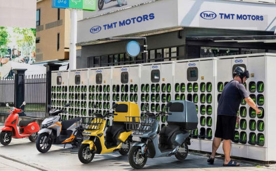 TMT Motors phát triển trạm sạc cho phép đổi pin xe điện?