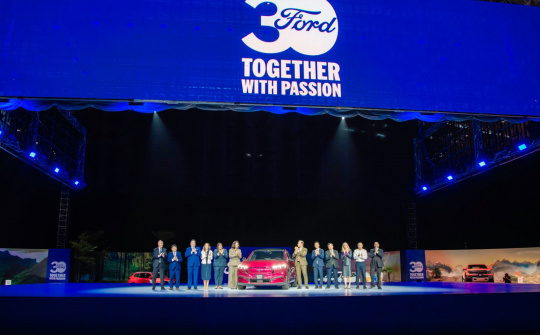 Ford đánh dấu 30 năm có mặt tại Việt Nam bằng sự kiện đáng nhớ