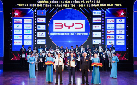 BYD nhận 2 giải thưởng danh giá tại Việt Nam