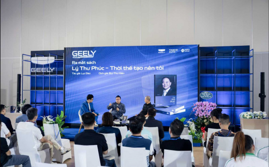 Alpha Books và Tasco Auto ra mắt sách về Lý Thư Phúc - nhà sáng lập hãng xe Geely