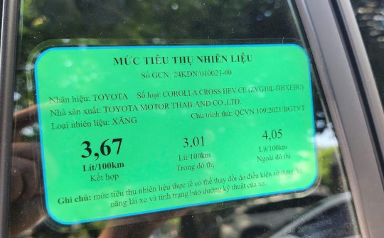 Nhãn năng lượng: Chọn xe tiết kiệm hơn