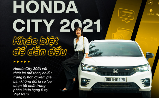 Honda City 2021: Khác biệt để dẫn đầu