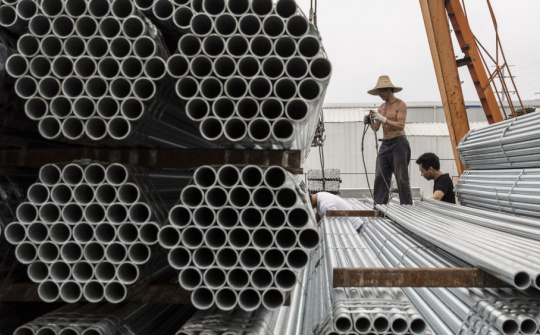 Giá đồng giảm do hoạt động sản xuất công nghiệp tại Trung Quốc suy yếu