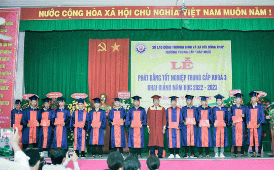 Trường Trung cấp Tháp Mười: Đào tạo ngành nghề theo nhu cầu của xã hội