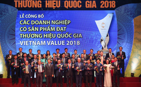 PVN có 5 doanh nghiệp được công nhận Thương hiệu Quốc gia năm 2018