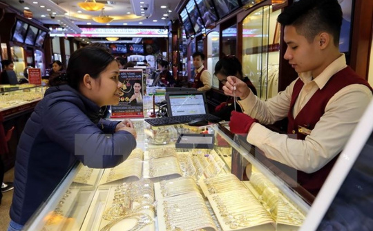 Thị trường vàng trầm lắng trong phiên cuối cùng của năm 2018