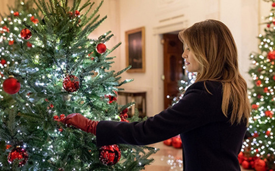 Tin ảnh: Phe "Áo vàng" cũng nghỉ Tết, Bà Trump đón năm mới một mình