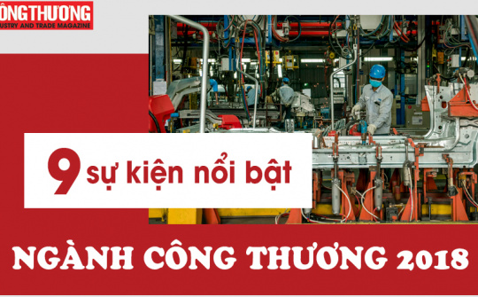 9 sự kiện nổi bật của ngành Công Thương năm 2018