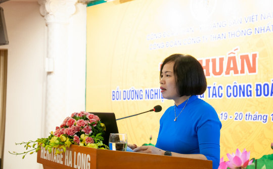 Than Thống Nhất: Nâng cao kiến thức, kỹ năng nghiệp vụ cho 95 cán bộ Công đoàn