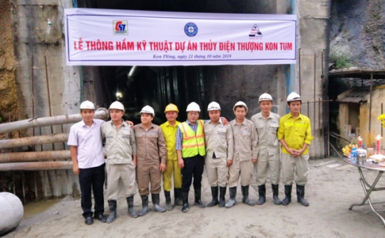 Thông hầm kỹ thuật tuyến năng lượng Thủy điện Thượng Kon Tum