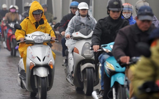 Thời tiết 15/11: Bắc Bộ có mưa