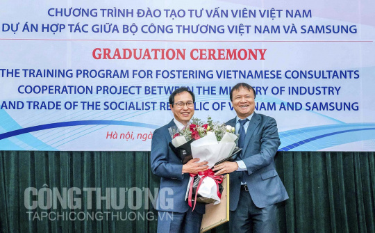 Bộ Công Thương "bắt tay" Samsung đào tạo nhân lực