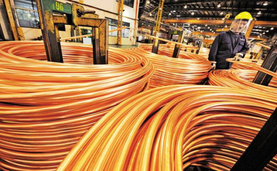 Giá đồng chấm dứt mạch giảm giá kéo dài 5 phiên liên tiếp