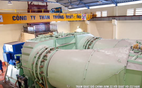 Khánh thành "Trạm quạt gió chính VO-22 mức +55 khu Lộ Trí"