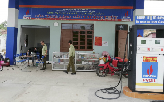 Bán xăng cao hơn 1 đồng so với giá quy định, 1 cửa hàng bị phạt nặng